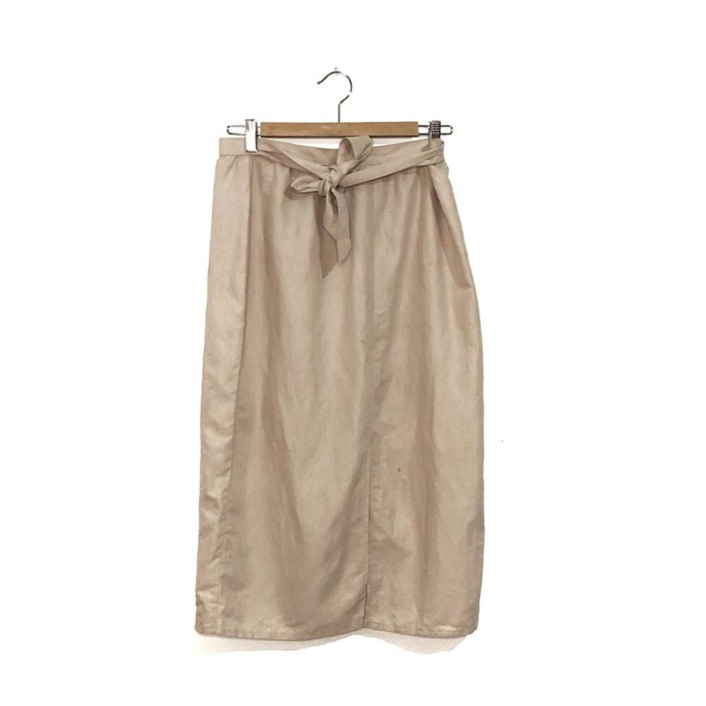 American Apparel | Cream Midi Skirt